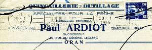 Oran enveloppes pub 1473